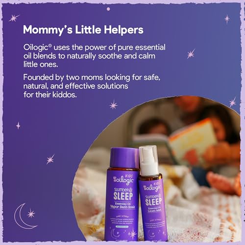 image for Oilogic Slumber & Sleep Essential Oil Vapor Bath Soak for Babies & Tod