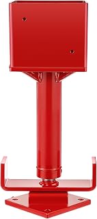Zonon 6x6 Adjustable Screw Jack Post, 15.8" - 21.8" Height Range 30, 000 Lbs Load Capacity House Jack Post for Lifting, Floor Leveling, Basement Shore Beams, Foundation, Joist Stabilization, Red