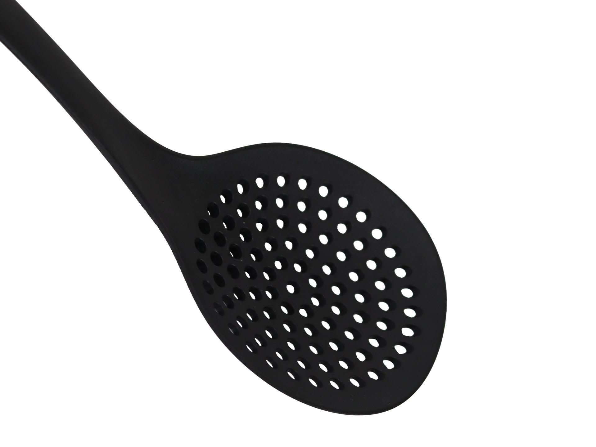 Écumoire Fackelmann - Araignée De Cuisine En Silicone Vert - 31,5 Cm - Résiste à 230°C - Pour Égoutter Pâtes Et Légumes