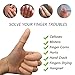 Gel Finger Protectors Finger Caps Silicone Fingertips Protection - Finger Cots Great for Trigger Finger, Finger Arthritis, Finger Cracking and Other Finger Pain Relief(Nude, Medium)