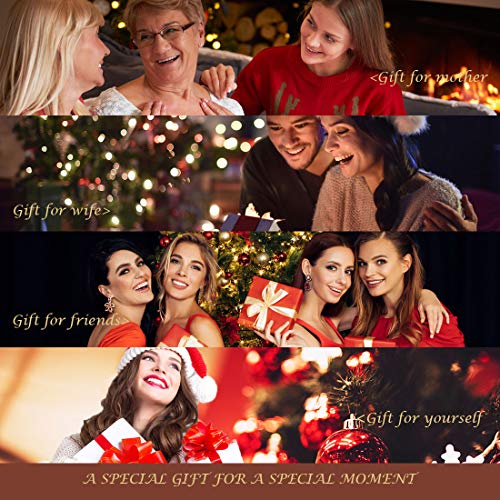 925 Sterling Sliver May Birthstone Necklace Created Emerald Necklaces Rose Jewelry Love Heart Necklace Anniversary Birthday Mother's Day Jewelry Gifts for Women Mother, 16"+2" Adjustable Chain3