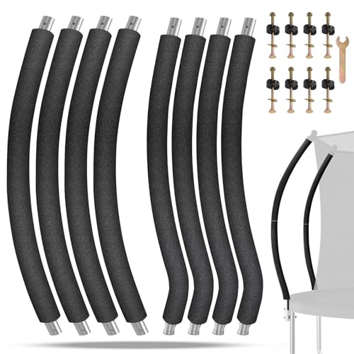 Image of Trampoline Poles Replacement for Skywalker Or Jumpzylla,Galvanized Trampoline Enclosure Pole for Skywalker or Jumpzylla,Replace Parts#4201 4202 4135 OR for Jumpzylla 8ft 10ft&12ft 14ft
