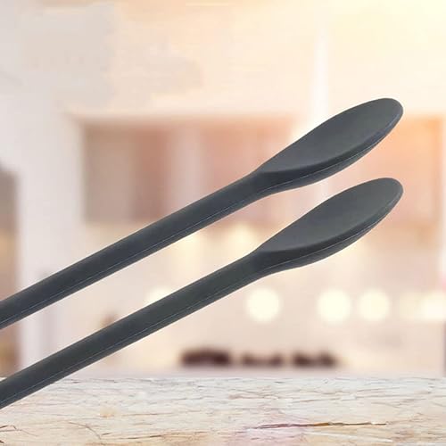 Miniatura 7 de Hemoton Agitador de silicona para café y cóctel, 4 unidades, cuchara de silicona para agitar, palitos agitadores de bebidas de silicona, palitos de