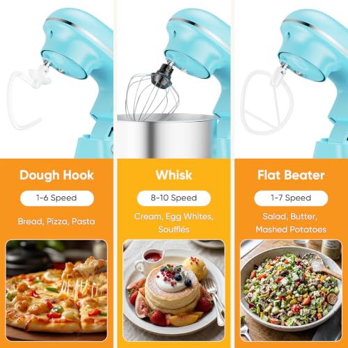 Image of NEWBULIG Stand Mixer 6.3QT, Kitchen Electric Mixers Alternative