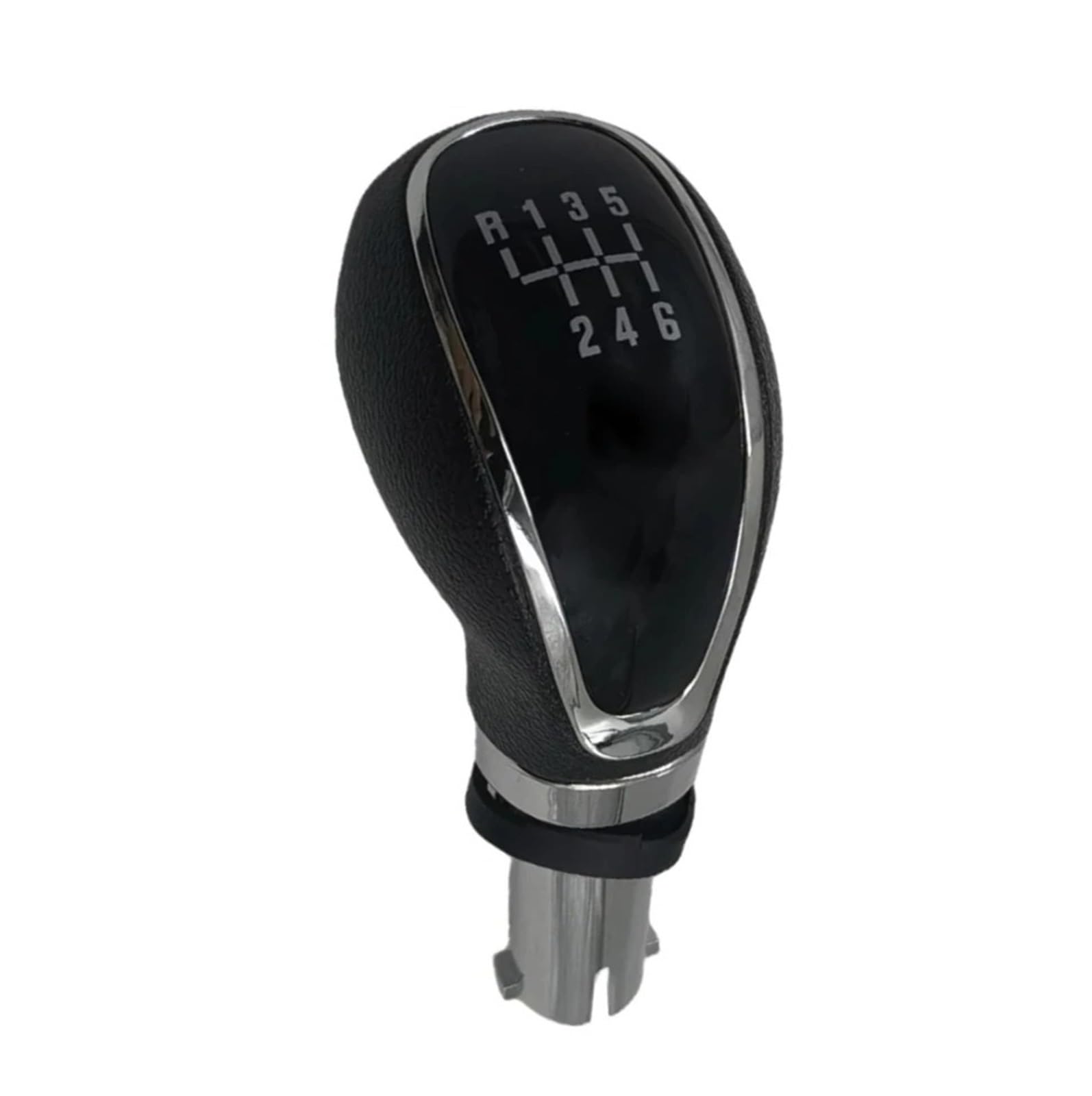 Qmtvfsrh R6 Speed Car Gear Shift Knob Manual 5/6 Speed Gear Shift Knob Black Abs For Vauxhall For Opel For Mokka J13 2012-2019 Gearbox Shifter(R6 Speed)