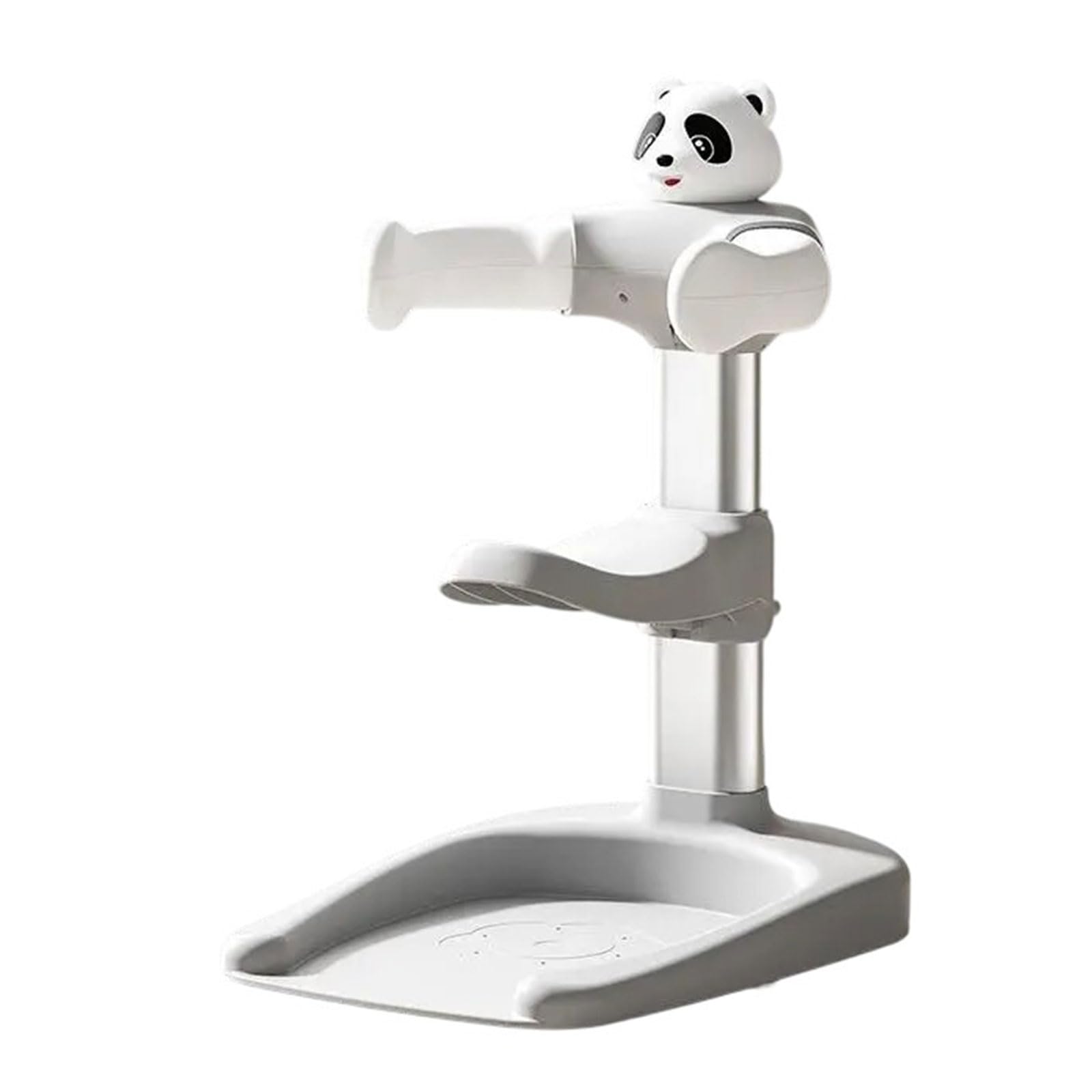 6-gear Adjustable Baby Bath Stand Anti Slip Base Cartoon Shower Holder Rack for Infants Detachable Shower Helper