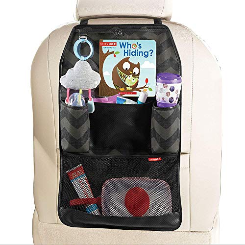 Skip Hop Back Seat Car Organizer, Style Driven, Black, 0.6 lb - image 4