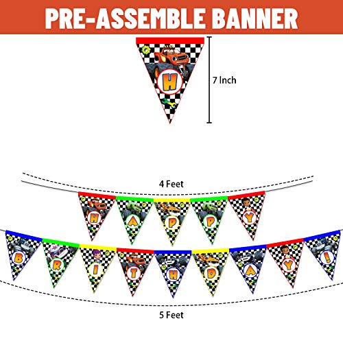 image for Nelton Birthday Party Supplies For Blaze and the Monster Machines Incl
