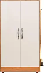 Armário Multiuso de Madeira para Lavanderia e Cozinha 2 Portas