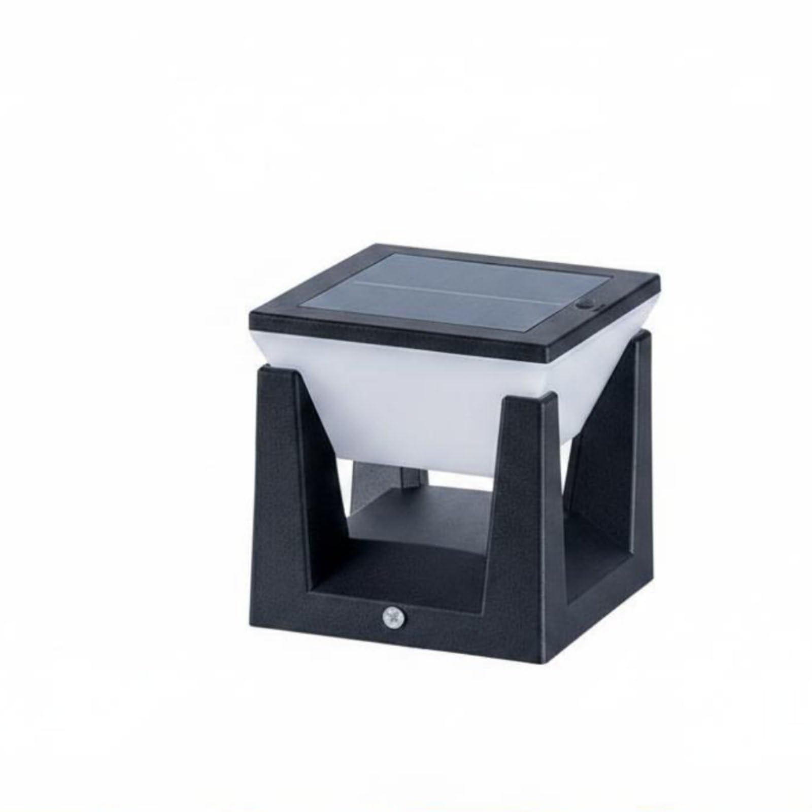 Solar Post Light Modern Design Pillar Wireless Waterproof Garden Lamp for Villa Gate, Courtyard, Fence Top, F100 Cornucopia | & Patio Torches Outdoor Lighting Yard Living-image-43