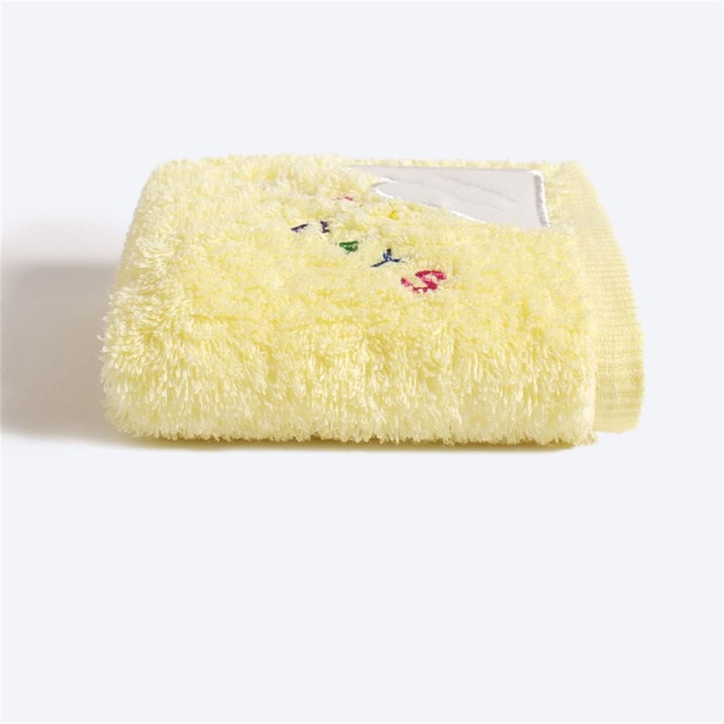 50x25cm Small Face Towel Rectangular Cotton Embroidery Baby Towel Absorbent Good Household(E)