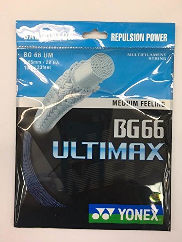 YONEX BG 66 Ultimax Badminton String (Pearl Navy)