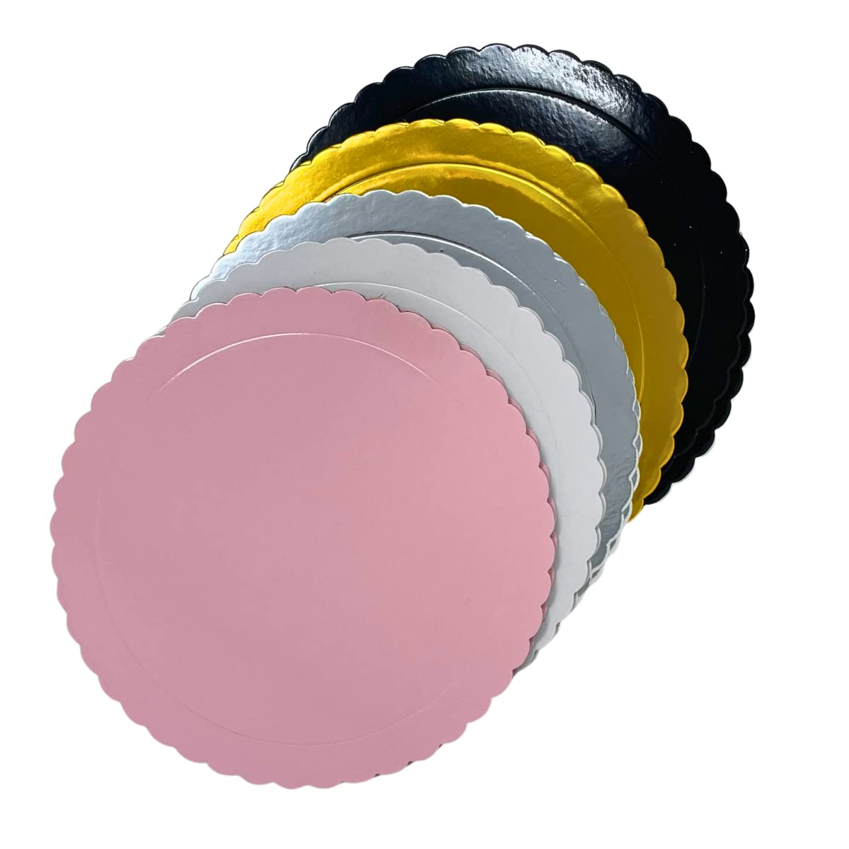 Decoraciondulce Pack de 10 Bases para Tartas Extrafuertes (Multicolor)