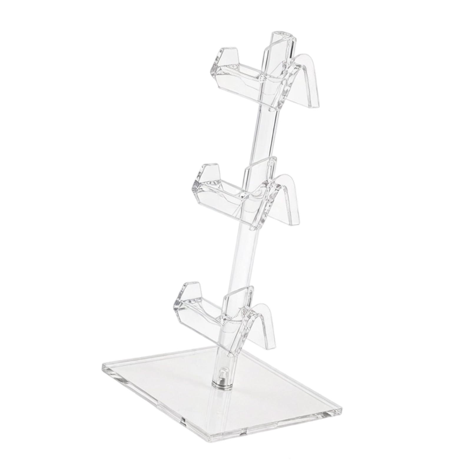 MCAOAL Transparent Stepped Eyeglass Organizer Modern Glasses Exhibition Stand Ideal for Retail Stores and Home Use Acrylic Glasses Display Stand