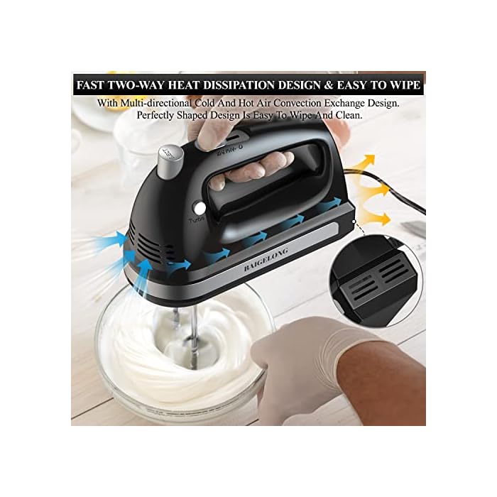 Buy BAIGELONG Hand Electric Mixer, 300W Ultra Power Food Kitchen Mixer