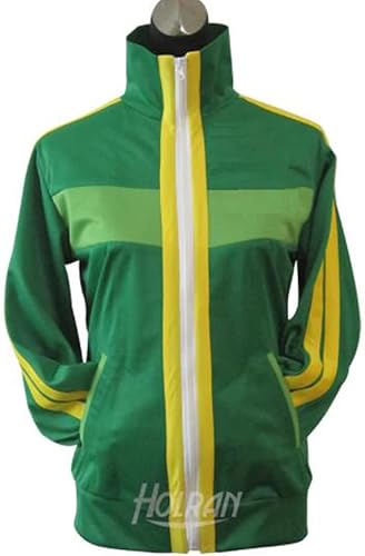 Miniatura 4 de Poetic Walk Disfraz de cosplay de anime, capa verde, falda, uniforme escolar, disfraz de Halloween