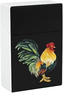 Lifelike Rooster Plastic Cigarette Cases Portable Cigarette Box Cigar Boxes Pocket Cigarette Storage Containe