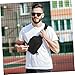 Imagen de POPETPOP Bolso Bandolera Hombre Ajustable de Oxford Ligero y Resistente Bolsa de Almacenamiento Outdoor para Deporte Viaje Ciclismo y Senderismo Mochila Cruzada con Cremallera y Diseño
