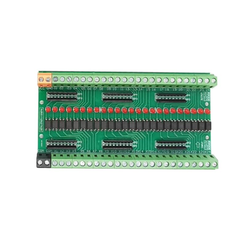 2PCS DC 3.3V 5V NPN Low Level Output 24-Channel Optocoupler Isolation Board Signal Converter Opto Voltage Isolation Module