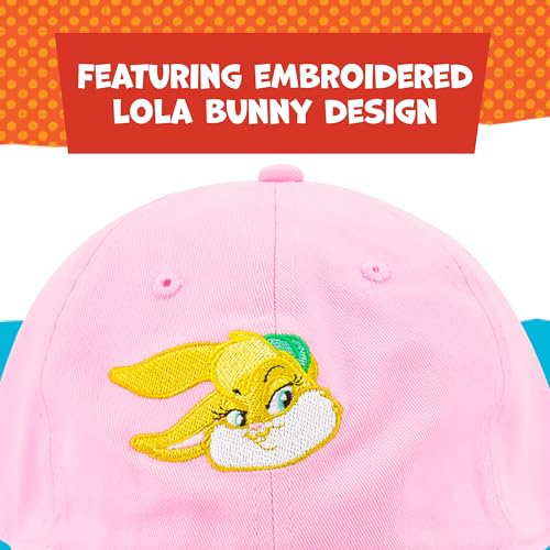 Image of Concept One Unisex Adult Looney Tunes Baseball Cap, Adult Adjustable Cotton Dad Hat with Curved Brim for Men and Women