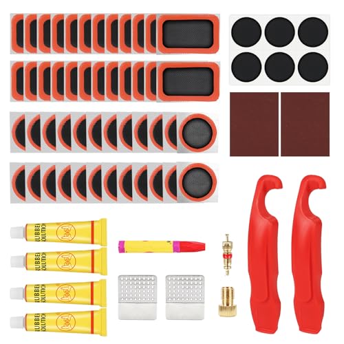 Smelish 80pcs Bike Tire Repair Kit