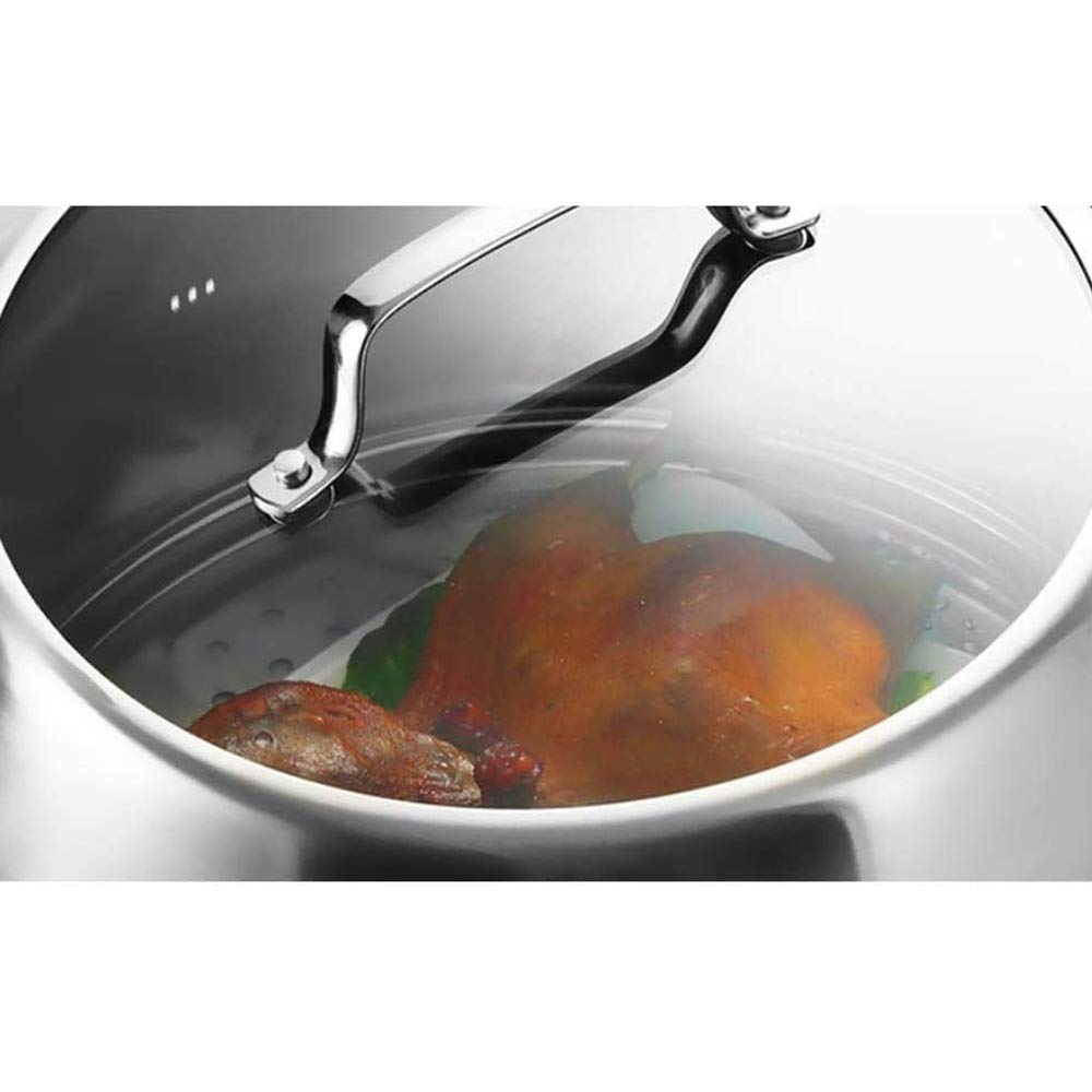 Vaporera de Acero Inoxidable, Olla de Vapor, Ahorro de energía, Caldera de Vapor, hogar, Cocina, Comedor, Utensilios de Cocina