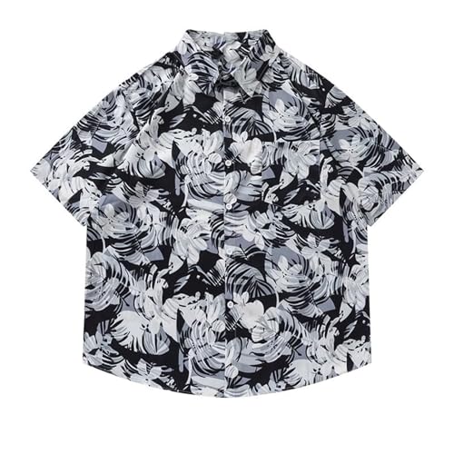 T-Shirt Homme Été Américain Ample Contre la Chaleur et l'Inconfort
