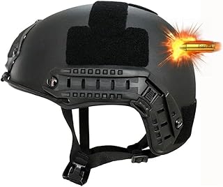 TS TAC-SKY Casque De Protection Tactique en Kevlar À 3 Niveaux Casque Pare-balles De Tir Riot Rescue, Casque Militaire Casque De Combat Casque Balistique Tactique Rapide