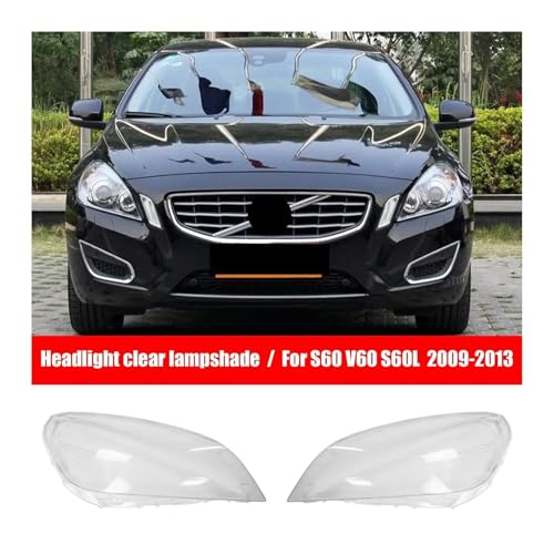 Carcasa de faro para Volvo S60L 2009-2013 en policarbonato resistente 2