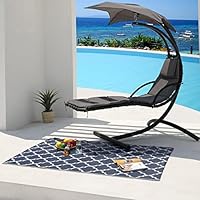 RED DECO FES Wendbarer Outdoor-/Indoor-Teppich, 270 x 180 cm