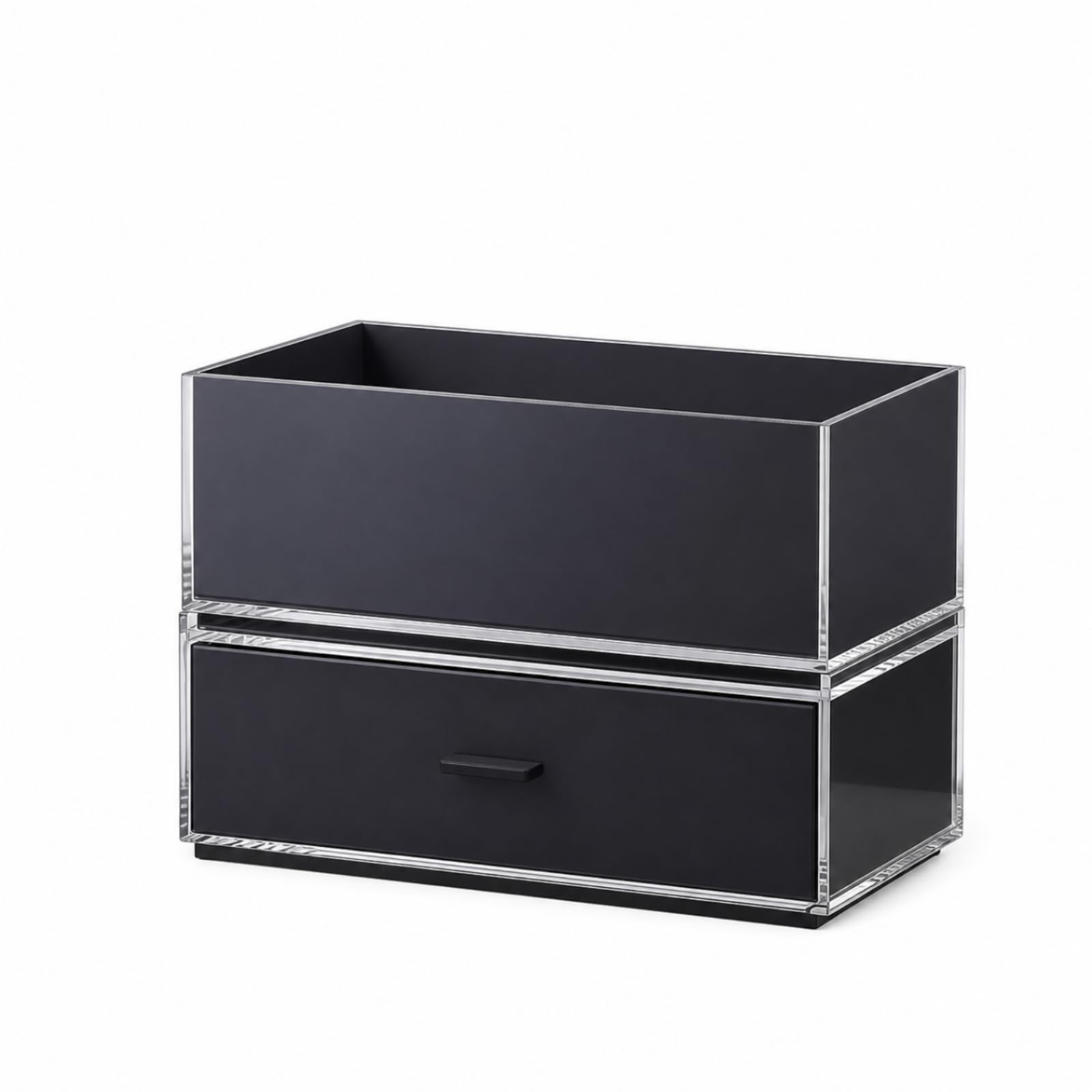 Organiteur Cosmétique En Acrylique Multifonctionnel Organiteur Cosmétique Empilable Polyvalent Range-Maquillage Table pr Bureau, Style A