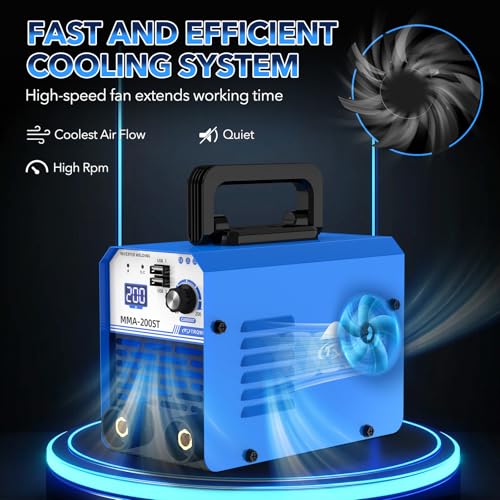 Image of TRQWH Mini Stick Welder 110V Welding Machine - 200A Portable Welding Machine with 5pcs Rods Small Welder Machine with IGBT Inverter Hot Start for Beginners and Professionals Welder