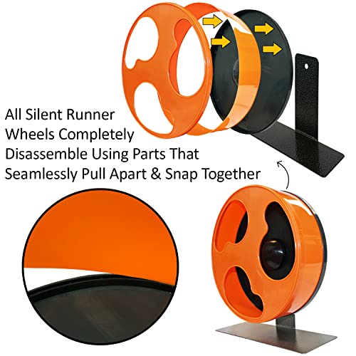 Silent Runner 12" Regular | Wheel + Cage Attachment | Sugar Gliders, Hamsters, Rats - Image 6