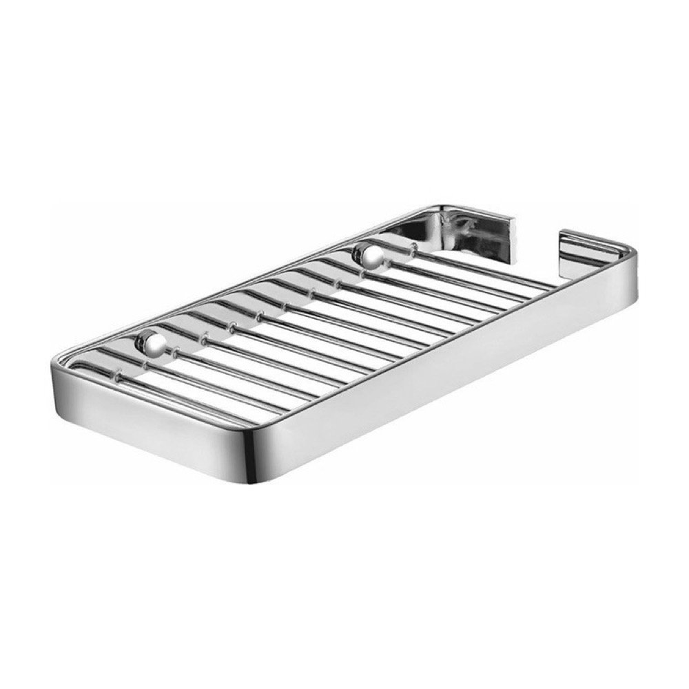 Panier de douche rangement mural Nameeks NFA030 chromé pour cabine de douche italienne