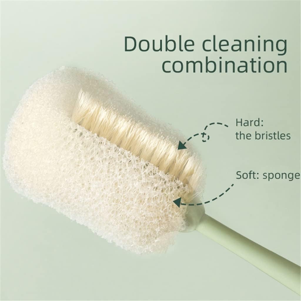 Long-Handled Cup Brush Bottle Sponge Household Cleaning Creative Long Pot Mug Gargle