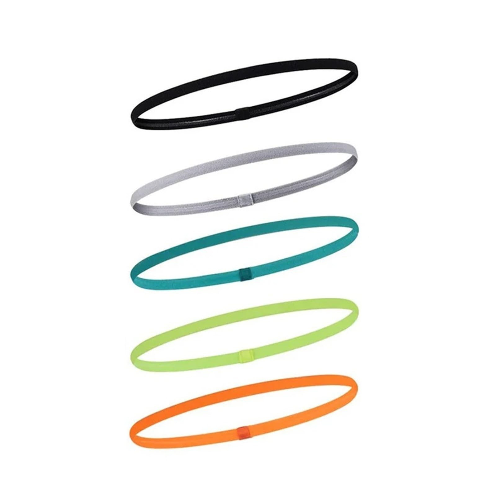 Diadema Deportiva Unisex Simple, Banda de Silicona Antideslizante, Diademas elásticas, 1 ud