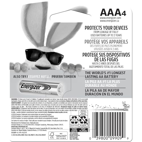 4-Count Energizer MAX AAA Batteries - image 8