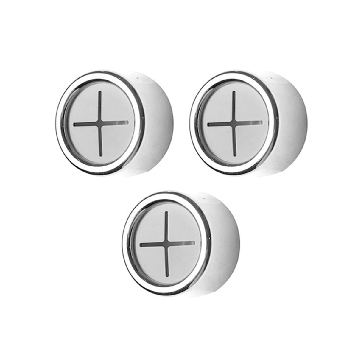 VASDEV 6 Piezas Stcik Robe Cocina Té Baño Redondo ABS Pesado Sin Ganchos Ganchos Trabajo Hogar Autoadhesivo Montaje de perforación Sin Perforaciones para Soportes de Platos Ducha Toalla a