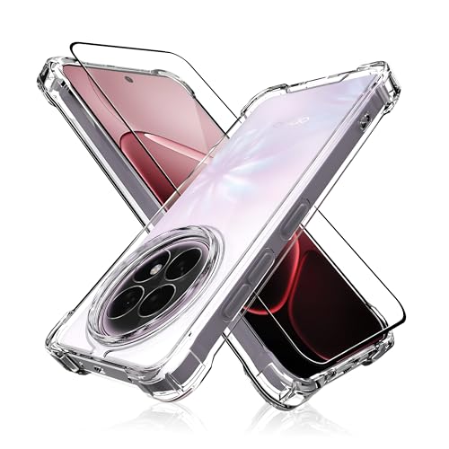 Image of ShieldTech Back Cover Case + Screen Protector for Oppo F31 Pro Plus 5G | Transparent Mobile Phone Back Case Cover for Oppo F 31 Pro Plus / F31 Pro Plus 5G | TPU Transparent Back Cover Case
