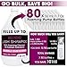Professional Lash Shampoo for Extensions - 1.05 Gallon Bulk (3.98L) + 50 Aftercare Cards & Pump Salon-Grade Eyelash Cleanser, Oil-Free, Bubble Gum Scent, Made in North America Lash Wash Concentrate