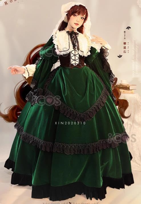 薔薇乙女 ローゼンメイデン 蒼星石 コスプレ衣装+ウィッグ ○激安