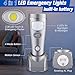 Enhon 6 Pack Rechargeable 4-in-1 LED Emergency Lights, Plug-in Flashlights with Motion Sensor Night Light, Auto-On Power Failure Light for Home, Hurricane, and Outage Supplies