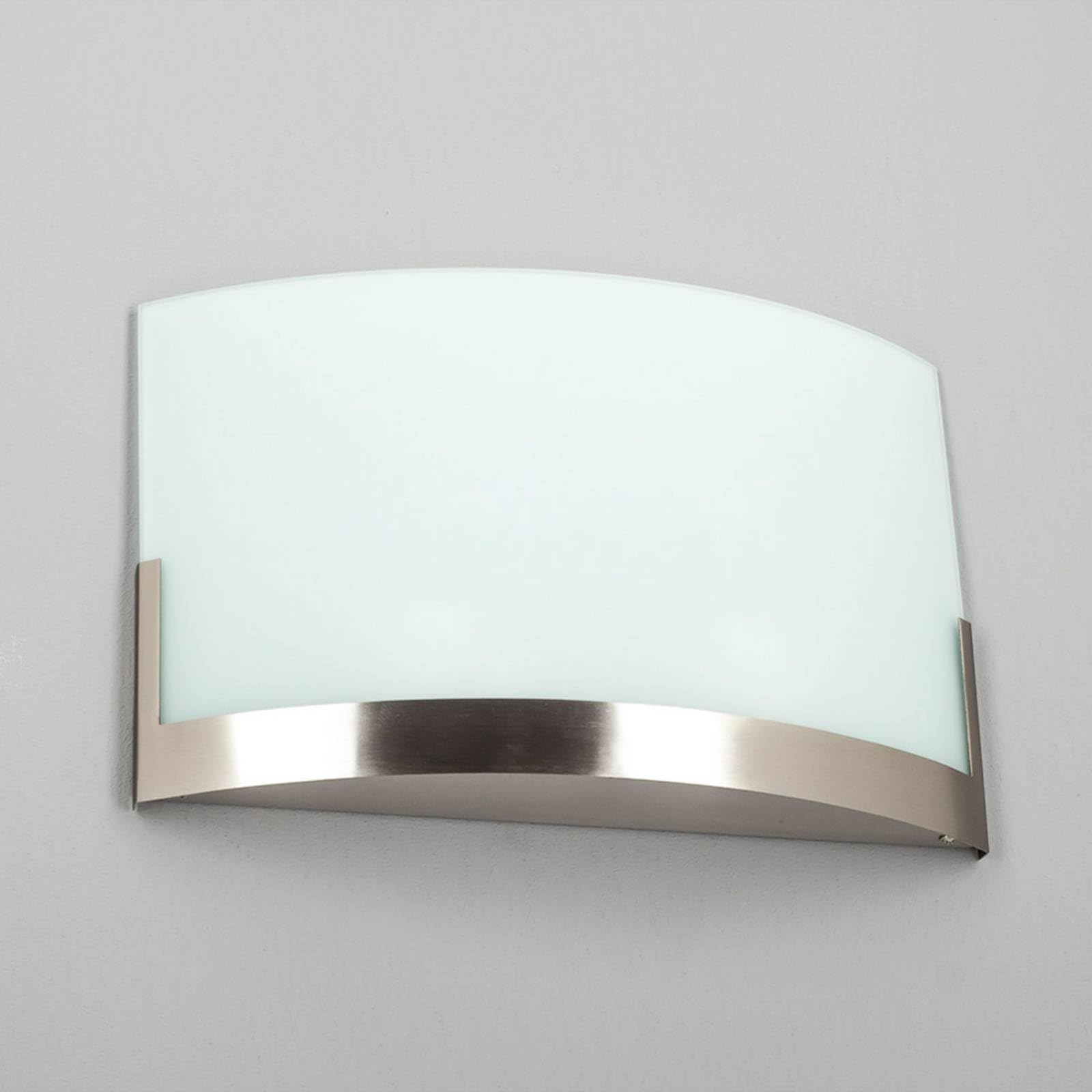 Lindby Glas Wandlampe 35 cm, Wandleuchte innen Innenleuchte Wand Metall 2x E27 max. 40W ohne Leuchtmittel Wandbeleuchtung Wohnzimmer Esszimmer