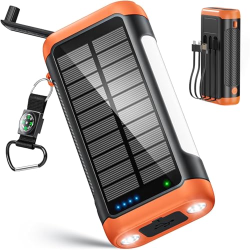 DJKK Solar Power Bank Portable Charger:66800mAh...