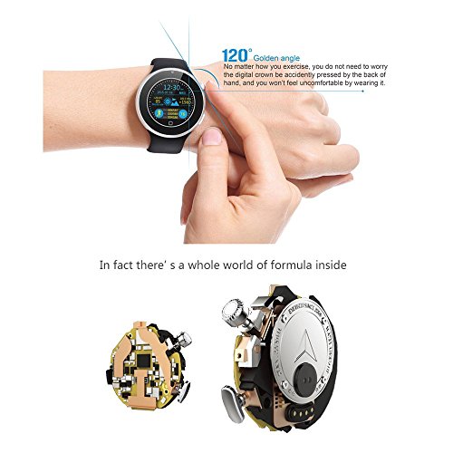 Aiwatch C5 Smartwatch Bluetooth, Compatible con iOS 7.0 Android ...