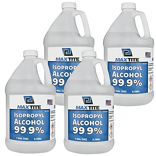MaxTite Isopropyl Alcohol 99.9% (4 Pack 1 Gallon) (4 Gal)