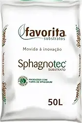 Genérico Substrato Turfa + Perlita 50/50 Para Semedura, Mudas, Ervas Medicinais 50 litros Sphagnotec Favorita