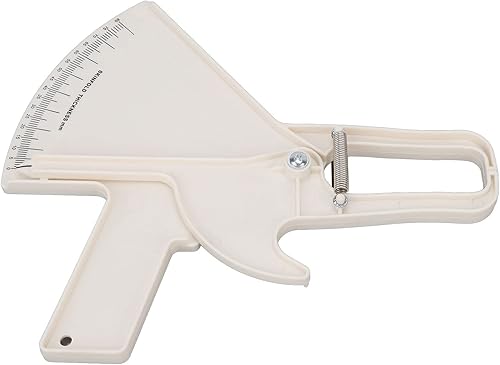 Calibrador de grasa corporal, calibradores profesionales de doble resorte y cinta métrica de grasa corporal para medir con precisión el IMC pliegue