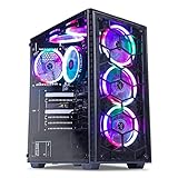 MXZ Desktop Entry Level Budget Gaming PC Computer, R3 3200G (Radeon Vega 8 Graphics), 8GB DDR4 3200, 256GB NVME M2 SSD,6 RGB Fans, WiFi & Win 10 Pro 64-bit Ready
