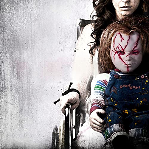 5Th Lily Ghost Doll Chucky Mask Halloween Scary Vinyl Mask Scar Mask Horror Cosplay Costume Tag Party Set #TOP6